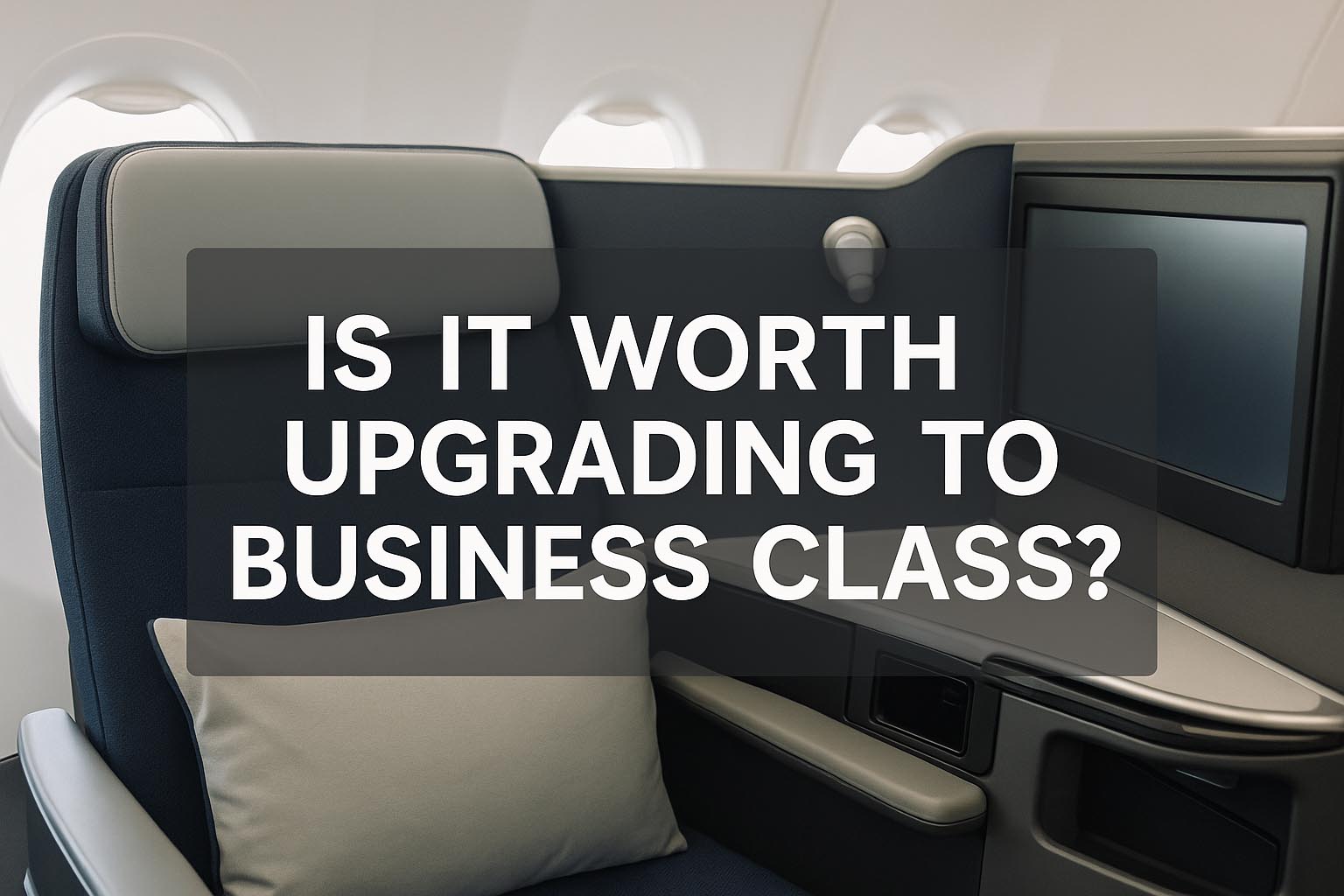 You are currently viewing Is upgrading to business class worth it?