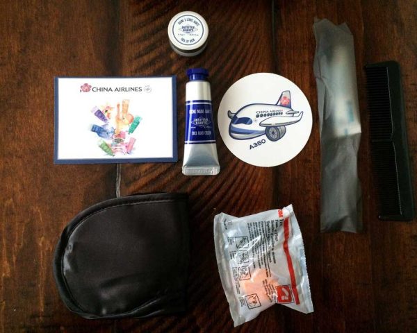 China Airlines Premium Economy Amenity Kit
