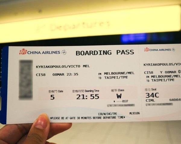 China Airlines Priority Boarding at Airport